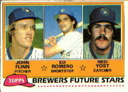 1981 Topps Baseball Cards      659     John Flinn/Ed Romero/Ned Yost